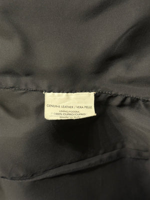 A/W2003 Alexander McQueen paneled biker leather jacket