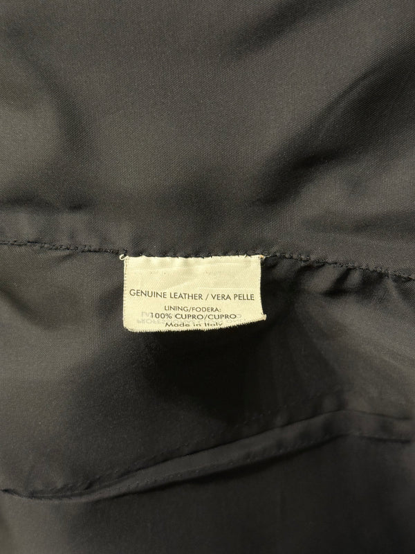 A/W2003 Alexander McQueen paneled biker leather jacket