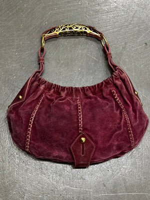 2000’s Yves Saint Laurent Mombasa bag with Sculptural Horn Handle