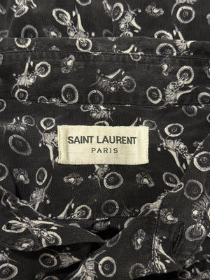2018-2019 Saint Laurent “Motorcycles” shirt