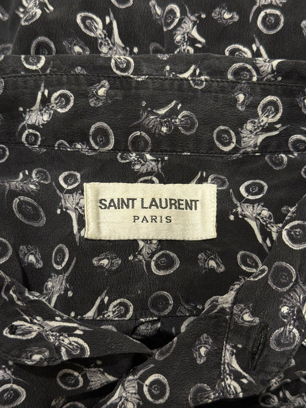 2018-2019 Saint Laurent “Motorcycles” shirt