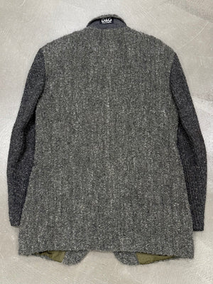 2000s Dolce & Gabbana hybrid wool jacket
