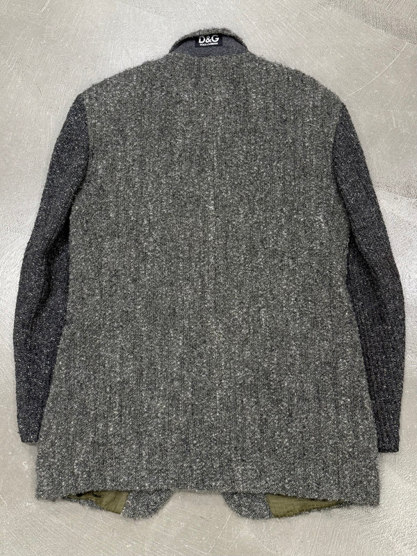 2000s Dolce & Gabbana hybrid wool jacket