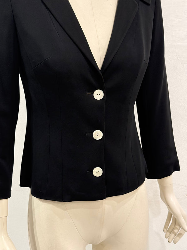 1990s Dolce & Gabbana three-button cropped blazer