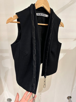 1990s Dirk Bikkembergs metal chain vest