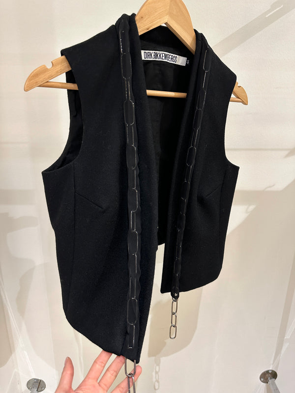 1990s Dirk Bikkembergs metal chain vest