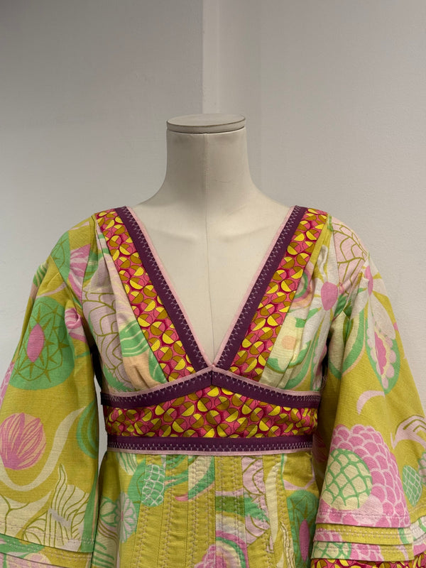 S/S2004 Dolce & Gabbana floral abstract mini dress