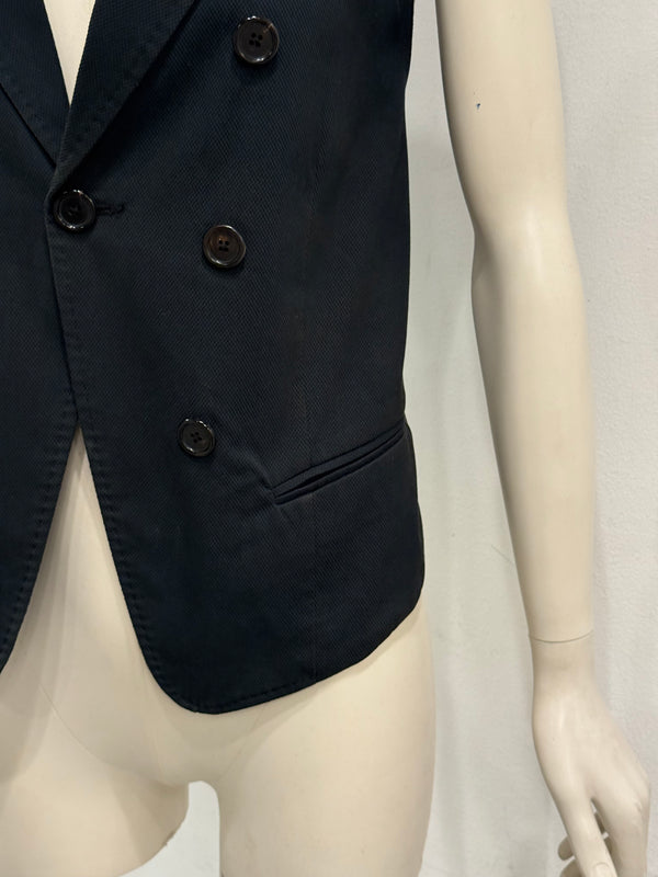 S/S2009 Ann Demeulemeester runway double breasted bondage vest