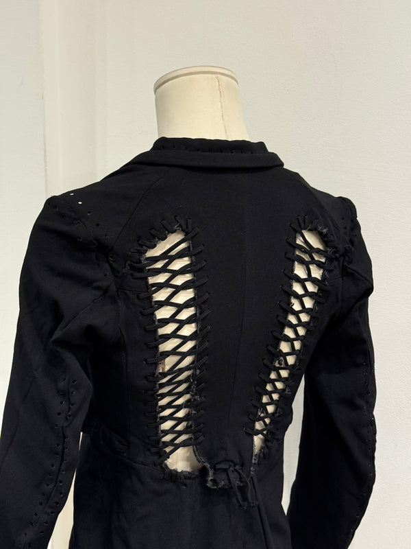 A/W 2004 Comme des Garçons deconstructed lace-up jacket