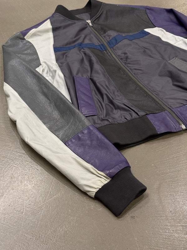 S/S2007 Maison Margiela patchwork paneled bomber jacket