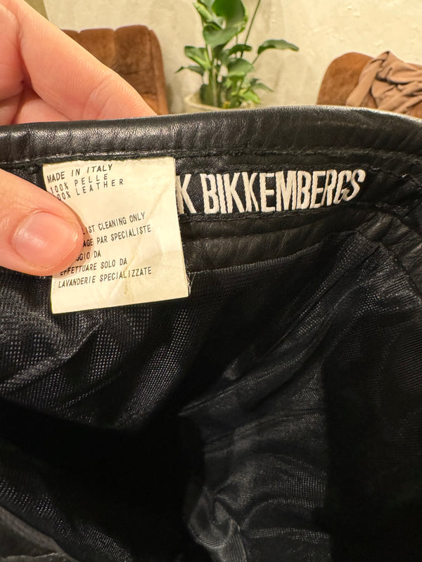 1990s Dirk Bikkembergs all around zipper leather pants
