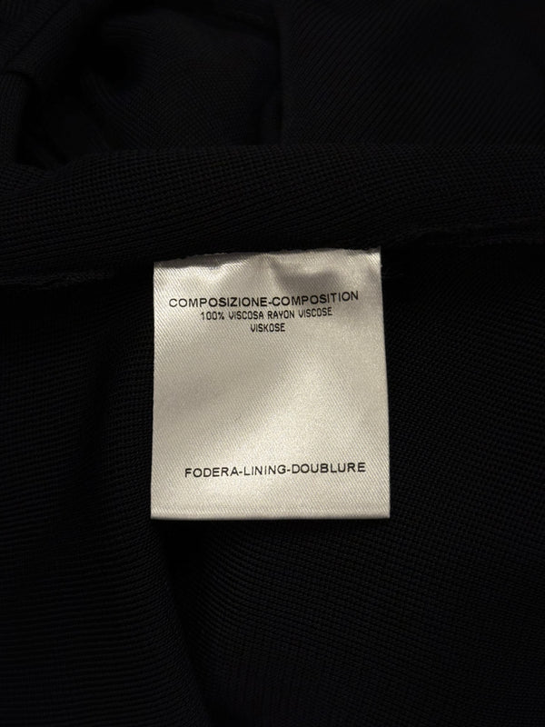 2009 Gucci cut-out lace-up sleeves top