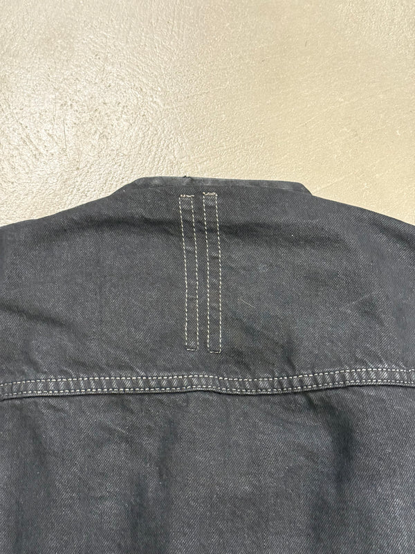 S/S2014 Rick Owens “Vicious” Slave hybrid leather sleeves jacket