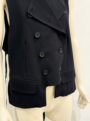 2004 Ann Demeulemeester asymmetric vest