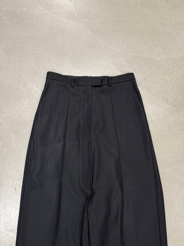 A/W2007 Maison Margiela ultra high waisted white label tailored pants
