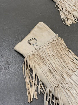 S/S2004 Dolce & Gabbana western fringe high boots