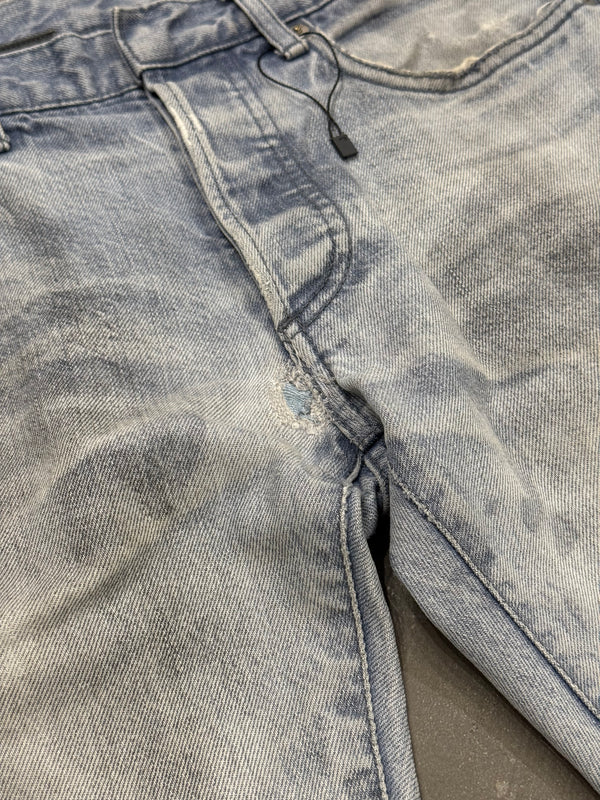2000s Dior by Hedi Slimane faded jeans