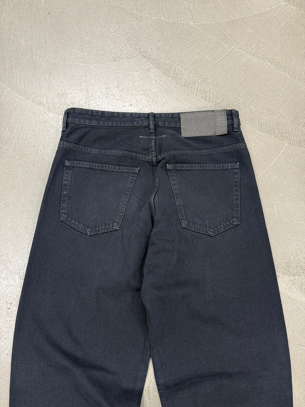 A/W2023 Maison Margiela raw hem wide leg jeans