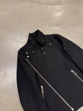 Load image into Gallery viewer, A/W2009 Dior Homme sample buttons biker wool jacket
