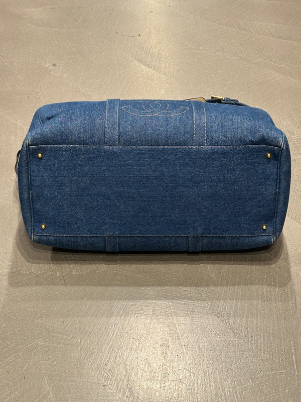 1996-1997 Chanel denim Boston bag