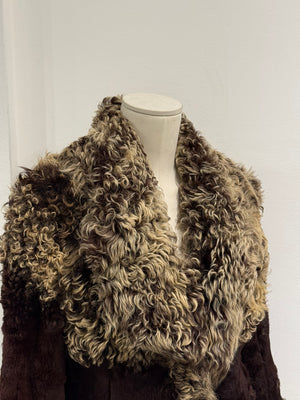 A/W1999 Roberto Cavalli Mongolian lamb fur jacket