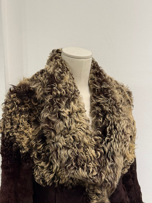 A/W1999 Roberto Cavalli Mongolian lamb fur jacket
