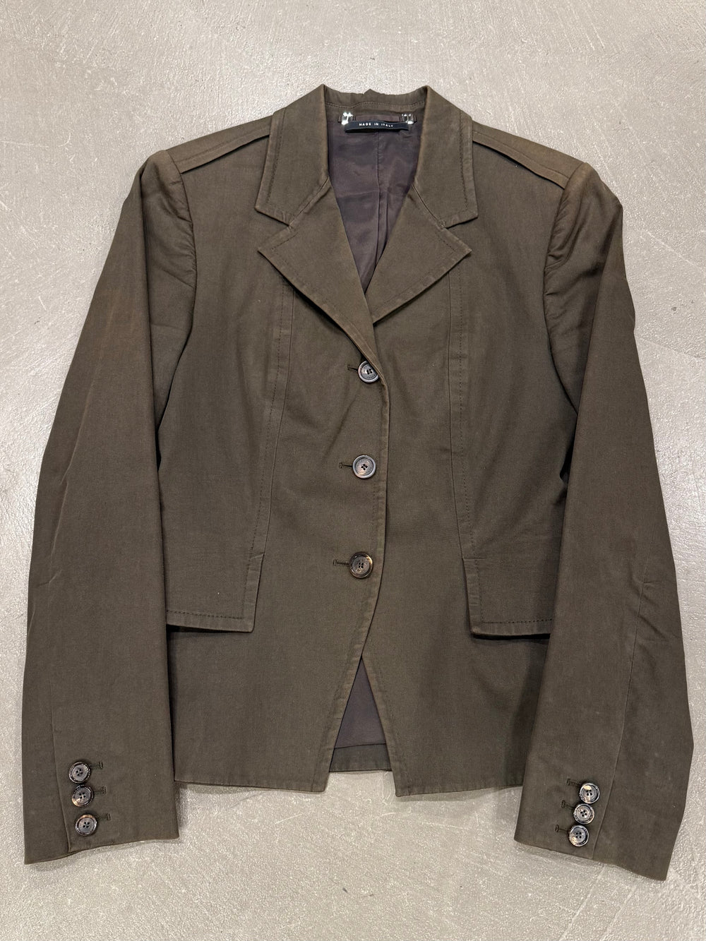 2000s Gucci by Tom Ford military tailored blazer