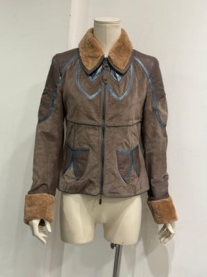2000s Cavalli paneled jacket