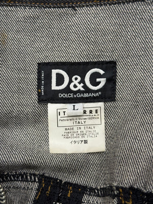 S/S2004 Dolce & Gabbana full zip denim jacket