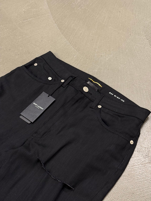 2015 Saint Laurent by Hedi Slimane distressed skinny jeans