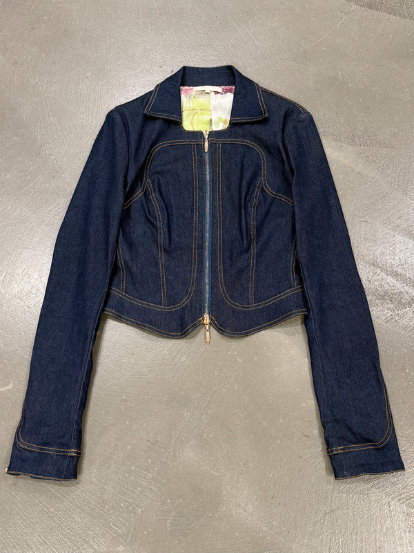 S/S2002 Roberto Cavalli iconic denim jacket