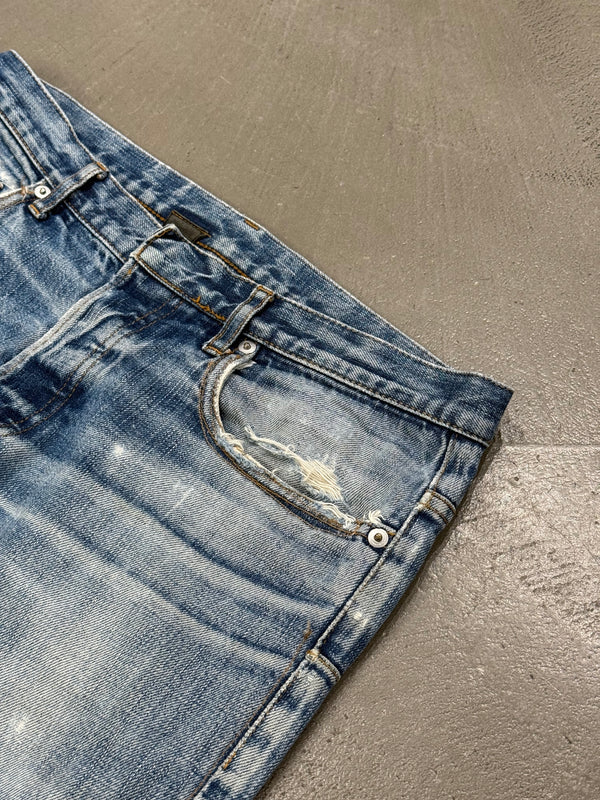 2000s Dior by Hedi Slimane faded jeans