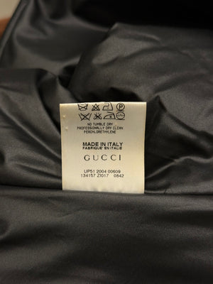 2004 Gucci by Tom Ford technical nylon paneled bomber jacket