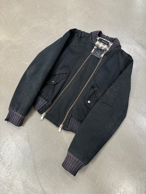 A/W 2004 Dsquared2 aviator double zipper bomber jacket