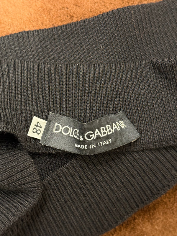 A/W2003 Dolce & Gabbana deconstructed wool top