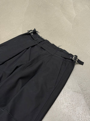 A/W2019/2020 Raf Simons black wide-leg adjustable trousers