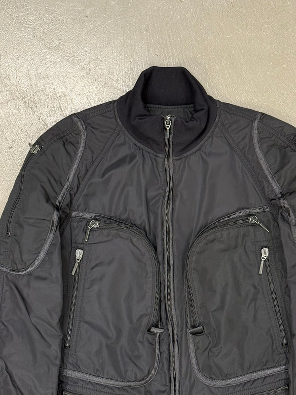 2000s Plein Sud cargo moto utility jacket