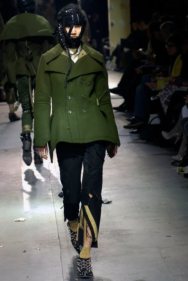 A/W2006 Junya Watanabe runway deconstructed military jacket