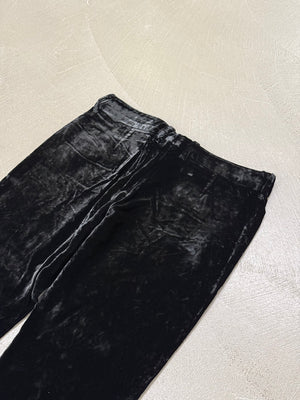 A/W2004 Gucci by Tom Ford crushed velvet pants