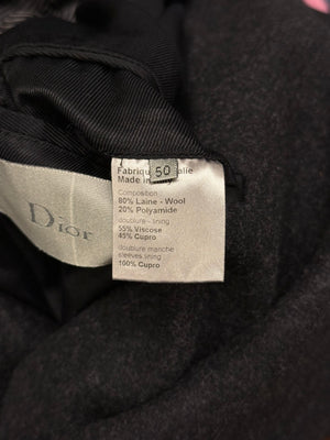 A/W2008 Dior Homme Asymmetrical wool coat