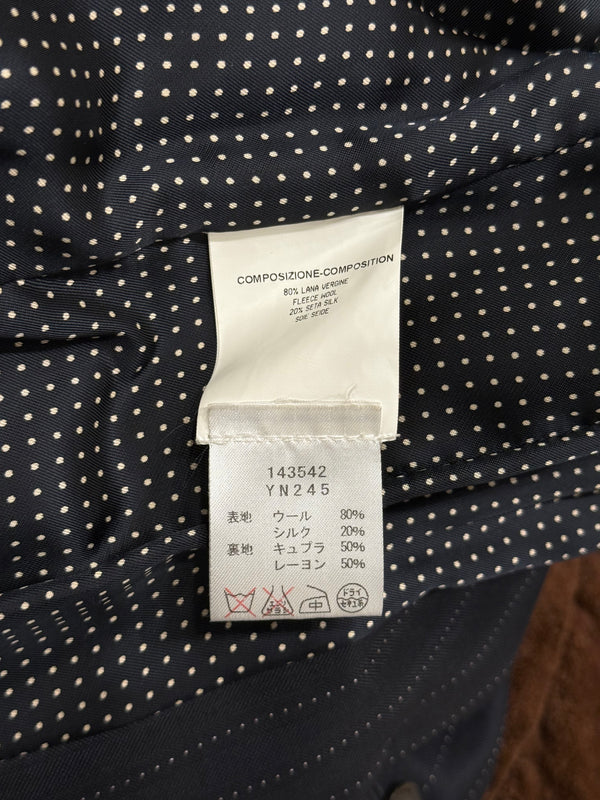 2004 Yves Saint Laurent pinstripe double breasted cropped blazer