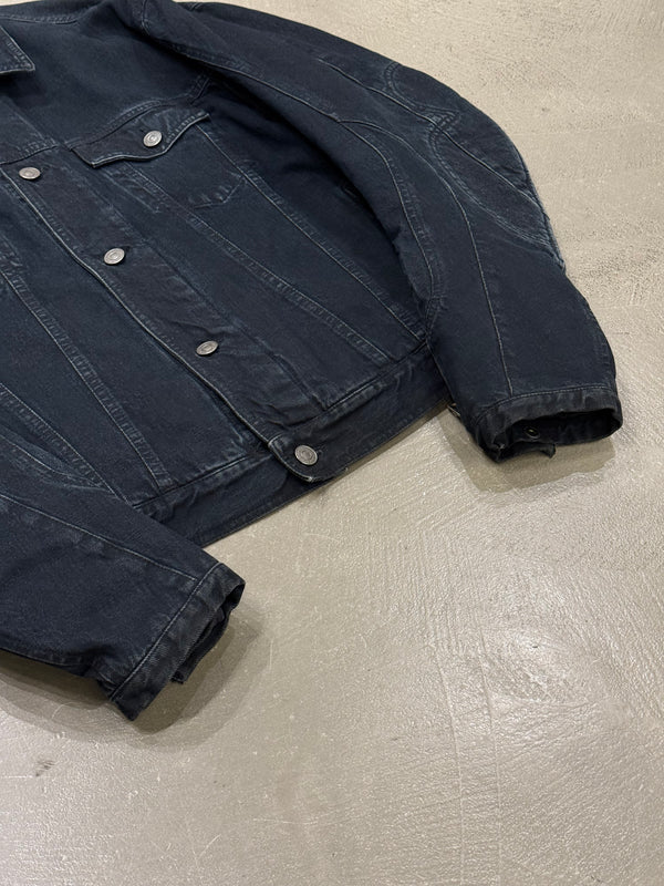 A/W2019 Balenciaga by Demna padded biker denim jacket