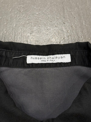 2000s Hussein Chalayan hybrid deconstructed shirt