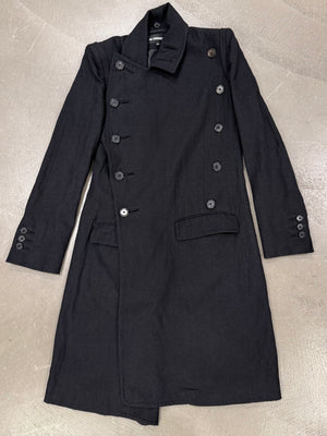 A/W2017 Ann Demeulemeester double breasted napoleon trench coat