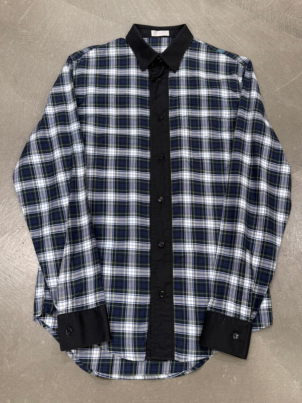 F/W2005 Dior by Hedi Slimane “fireworks” runway plaid shirt