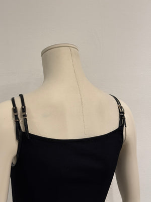 1998 Gucci by Tom Ford iconic g-logo strap top