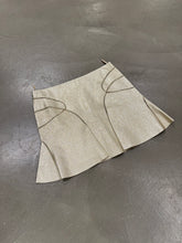 Load image into Gallery viewer, A/W2007 Alexander McQueen golden leather skirt
