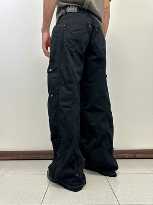 SS2003 D&G parachute full zipper cargo pants