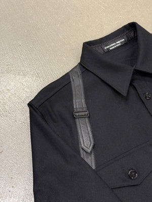 2016 Alexander McQueen leather straps shirt