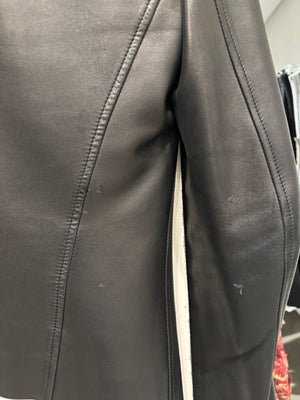 S/S2003 Dolce & Gabbana multi zipper leather jacket